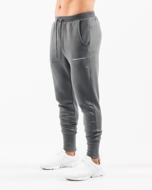 Men's Alphalete Academy Club Jogger Jogger Smoke | 8793-PRNZL