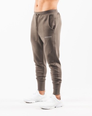 Men's Alphalete Academy Club Jogger Jogger Desert Taupe | 9172-ZEJKH