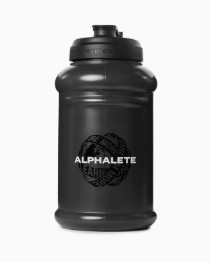 Men's Alphalete Alphalete Poly Hydrojug Accessories Black | 8406-XMLUV