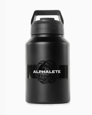 Men's Alphalete Alphalete SS Hydrojug Accessories Black | 1742-ZHKTD