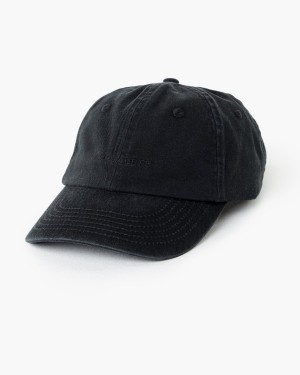 Men's Alphalete Core Dad Hat Accessories Black | 3692-FKLDE