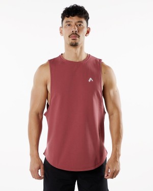 Men's Alphalete Dynasty Tank Tanks Gingerbread | 8753-EWZNF