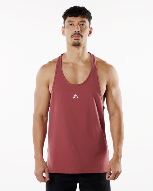 Men's Alphalete Emblem Stringer Stringers Gingerbread | 3769-QMPFK