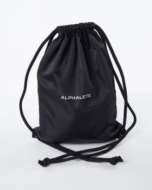 Men's Alphalete Essential Bag Accessories Black | 2034-TIORZ