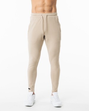 Men's Alphalete Identity Jogger Jogger Linen | 0368-IBEMC