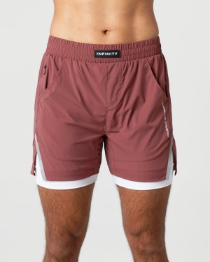 Men's Alphalete Infinity Speed Short 5.5" Shorts Autumn | 3026-UKBLV