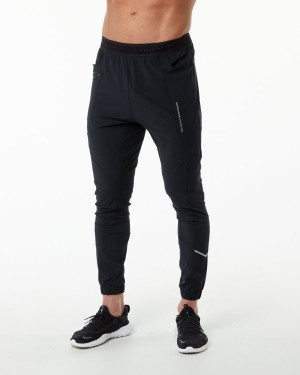 Men's Alphalete Studio Pant Jogger Black / Silver | 7159-AIBXL