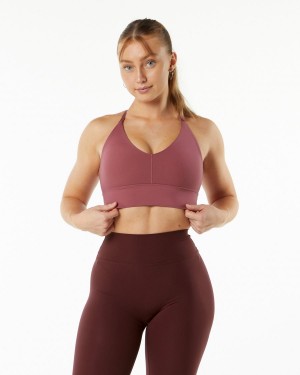 Women's Alphalete Alphalux Wonder Bra Sports Bra Wisteria | 7804-NSJTK