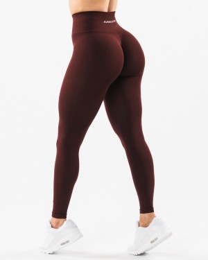 Women's Alphalete Amplify Legging Leggings Sangria | 4930-VUSKC