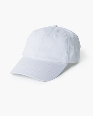 Women's Alphalete Core Dad Hat Accessories White | 9715-LACZK