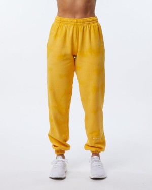 Women's Alphalete HCTS Jogger Jogger Honey | 7368-OYDQJ