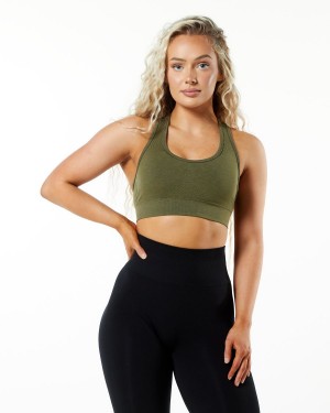 Women's Alphalete Impact Bra Sports Bra Aspen | 8319-JOYCF