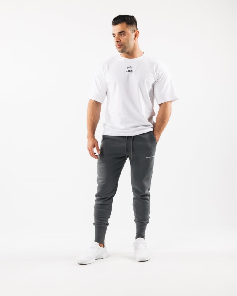 Men's Alphalete Academy Club Jogger Jogger Smoke | 8793-PRNZL