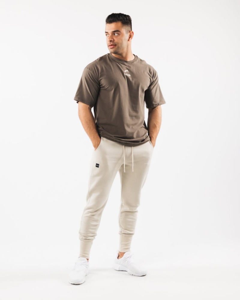 Men's Alphalete Academy Club Jogger Jogger Sea Shell | 0793-LGIRP