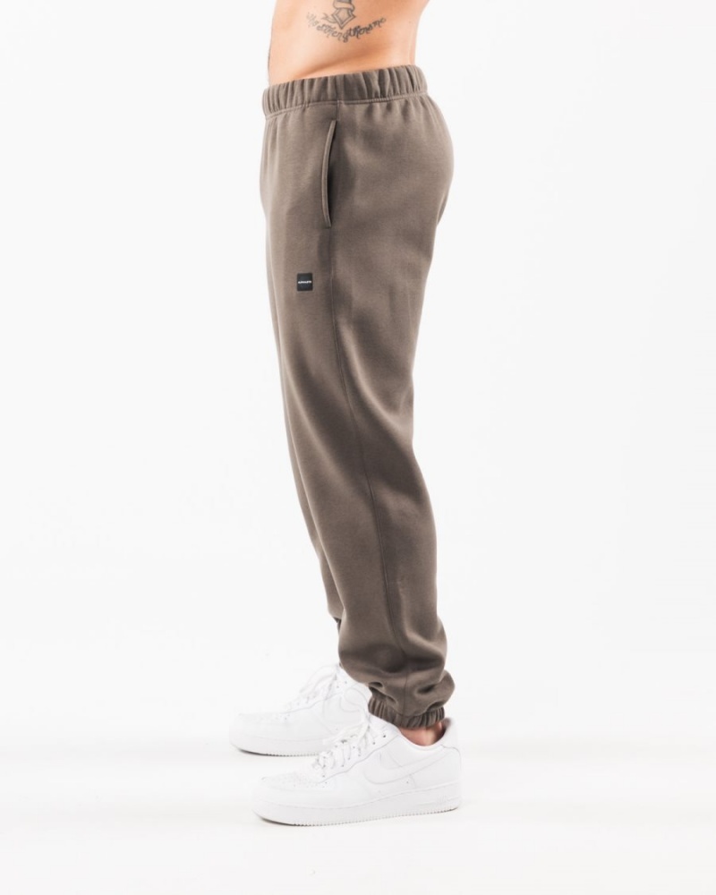 Men's Alphalete Academy Relaxed Jogger Jogger Desert Taupe | 2563-WITMY