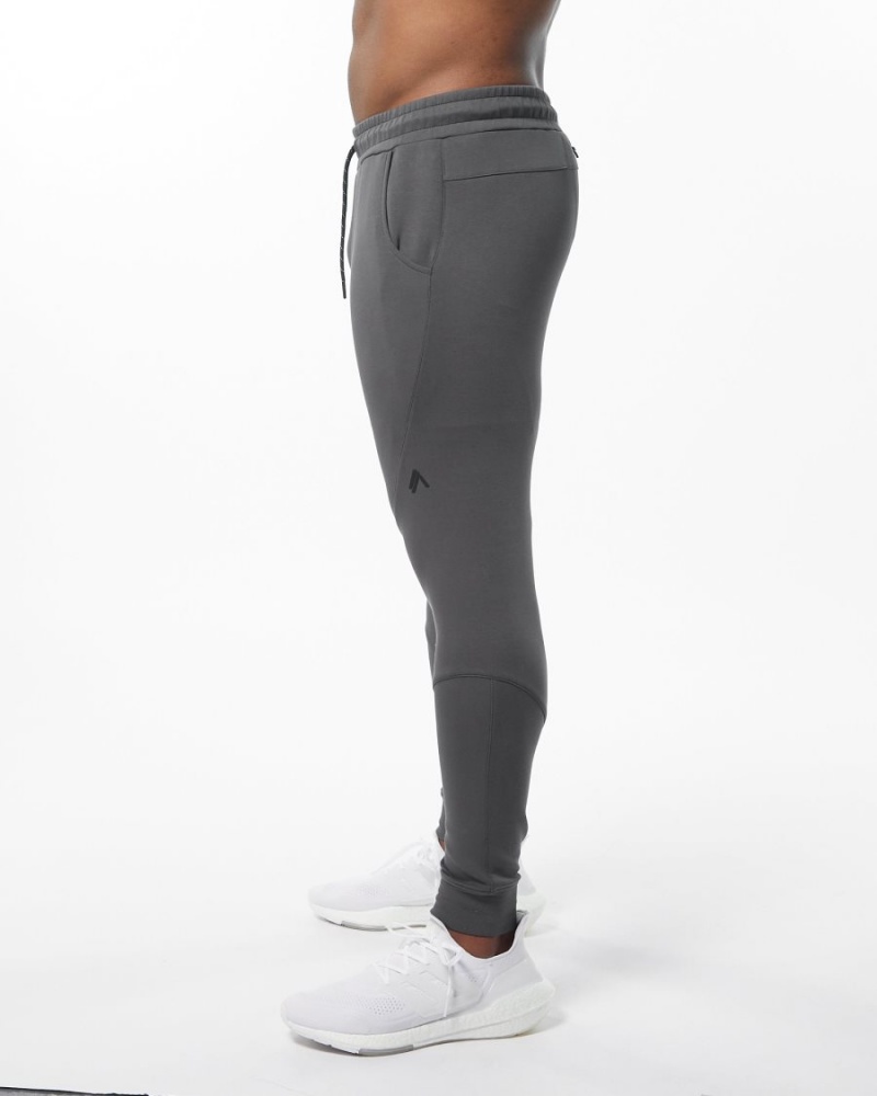 Men's Alphalete ELMTS Cuffed Jogger Jogger Charcoal | 8472-DIXCM