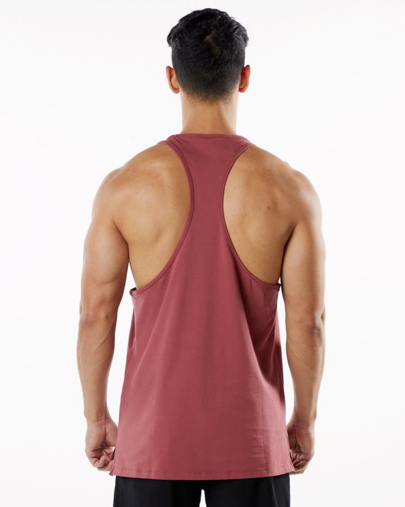 Men's Alphalete Emblem Stringer Stringers Gingerbread | 3769-QMPFK