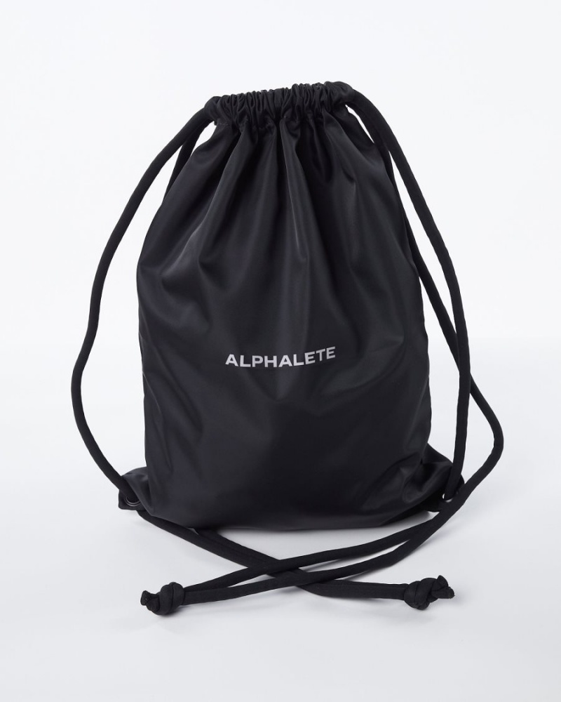 Men\'s Alphalete Essential Bag Accessories Black | 2034-TIORZ