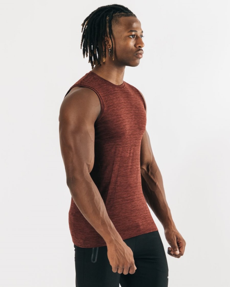 Men's Alphalete Hero Tank Tanks Copper | 8125-PEZXU