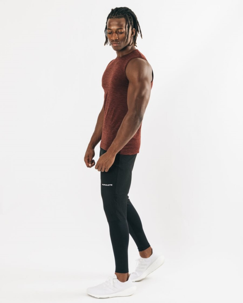 Men's Alphalete Hero Tank Tanks Copper | 8125-PEZXU