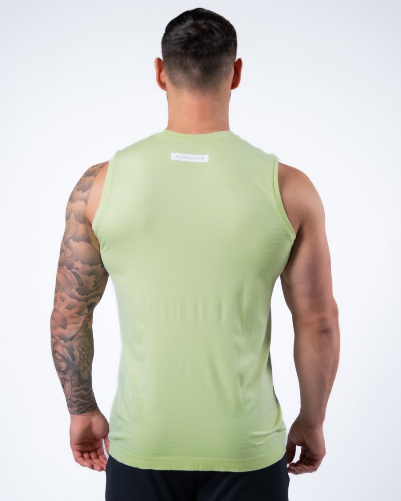 Men's Alphalete Hero Tank Tanks Frozen Spring | 4082-FJXYU