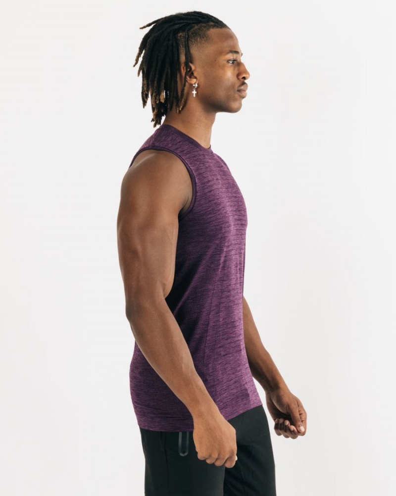 Men's Alphalete Hero Tank Tanks Twilight | 3248-PROCD