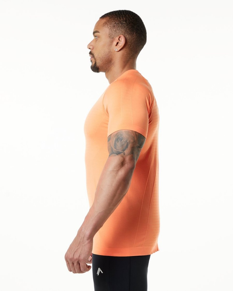 Men's Alphalete Hero Tee Shirts Faded Day Tripper | 2760-XZHPD