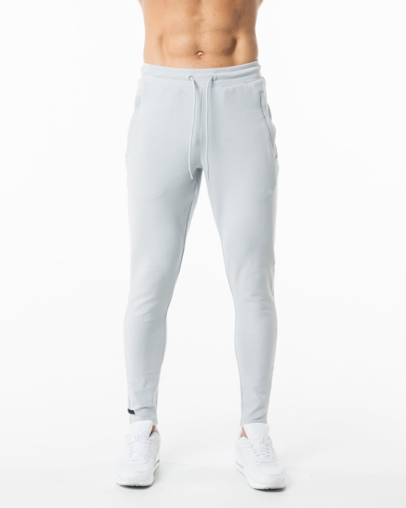 Men\'s Alphalete Identity Jogger Jogger Cloud Grey | 2563-LRGMN