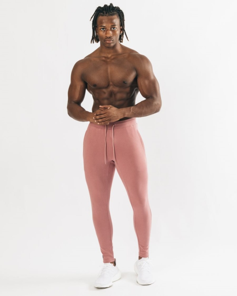 Men's Alphalete Identity Jogger Jogger Cranberry Ice | 0561-PDBXC