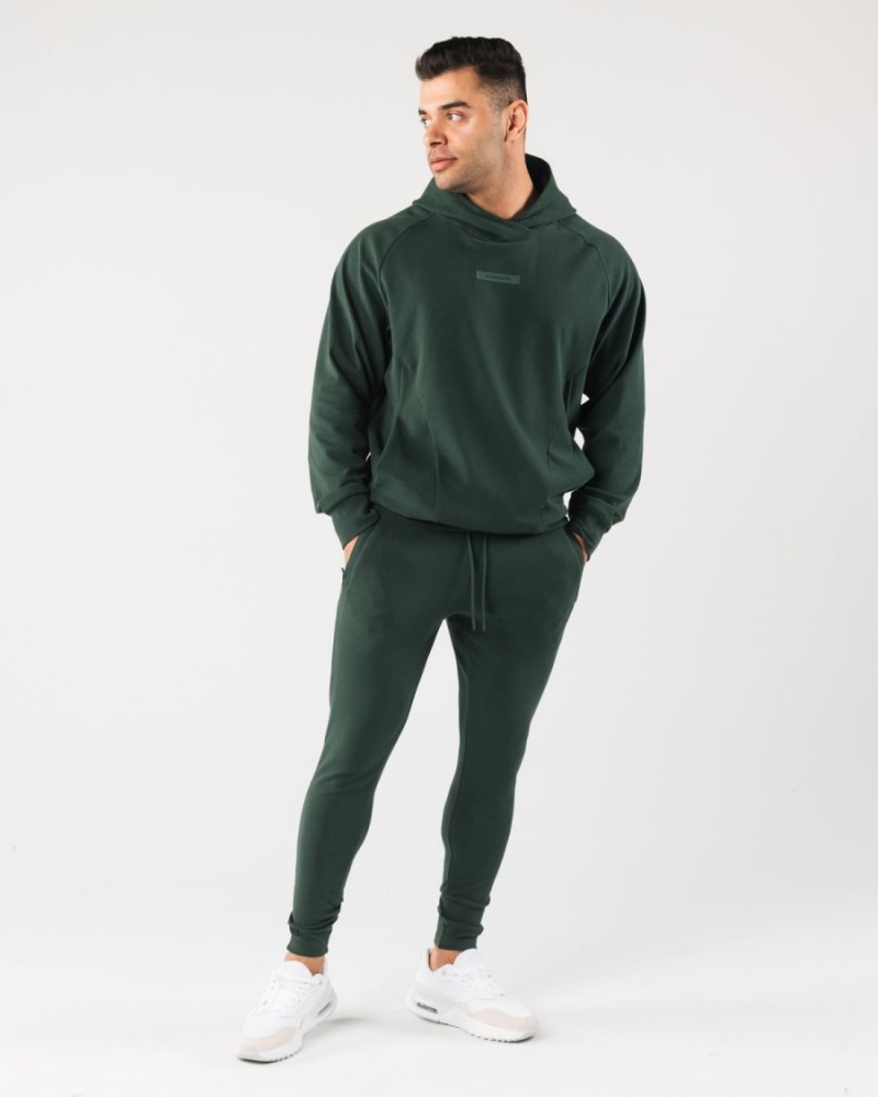 Men's Alphalete Identity Jogger Jogger Evergreen | 7926-VGBNK