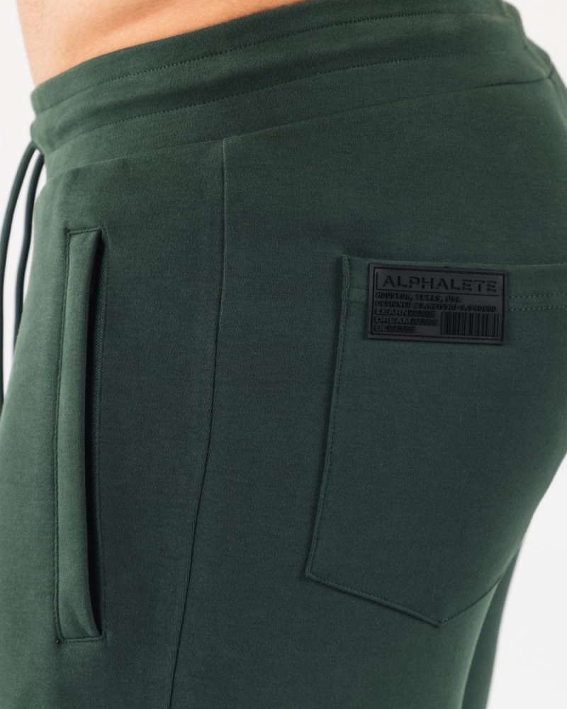 Men's Alphalete Identity Jogger Jogger Evergreen | 7926-VGBNK