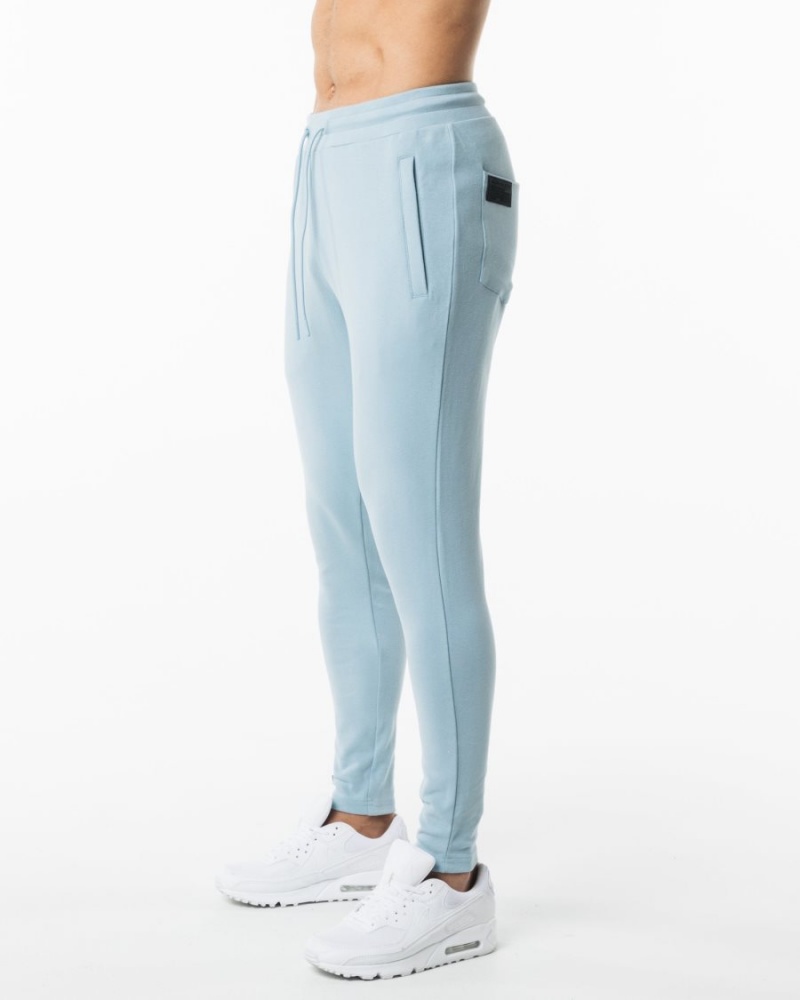 Men's Alphalete Identity Jogger Jogger Muted Blue | 1908-KGJNY