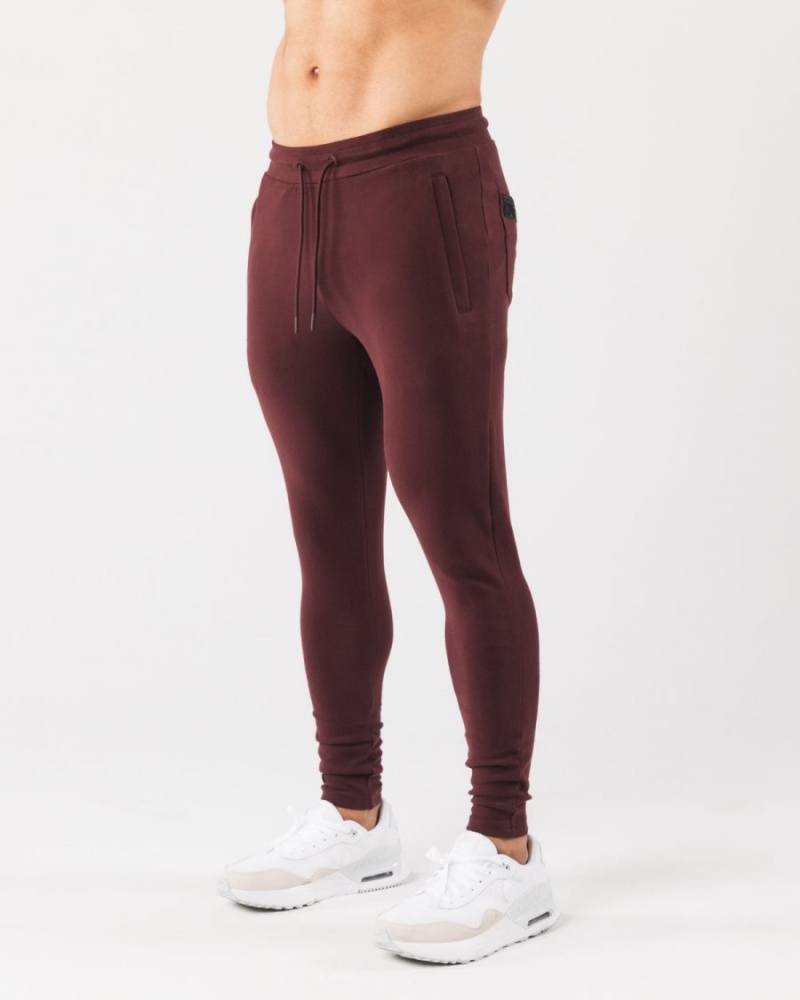 Men's Alphalete Identity Jogger Jogger Sangria | 1465-FBQAC