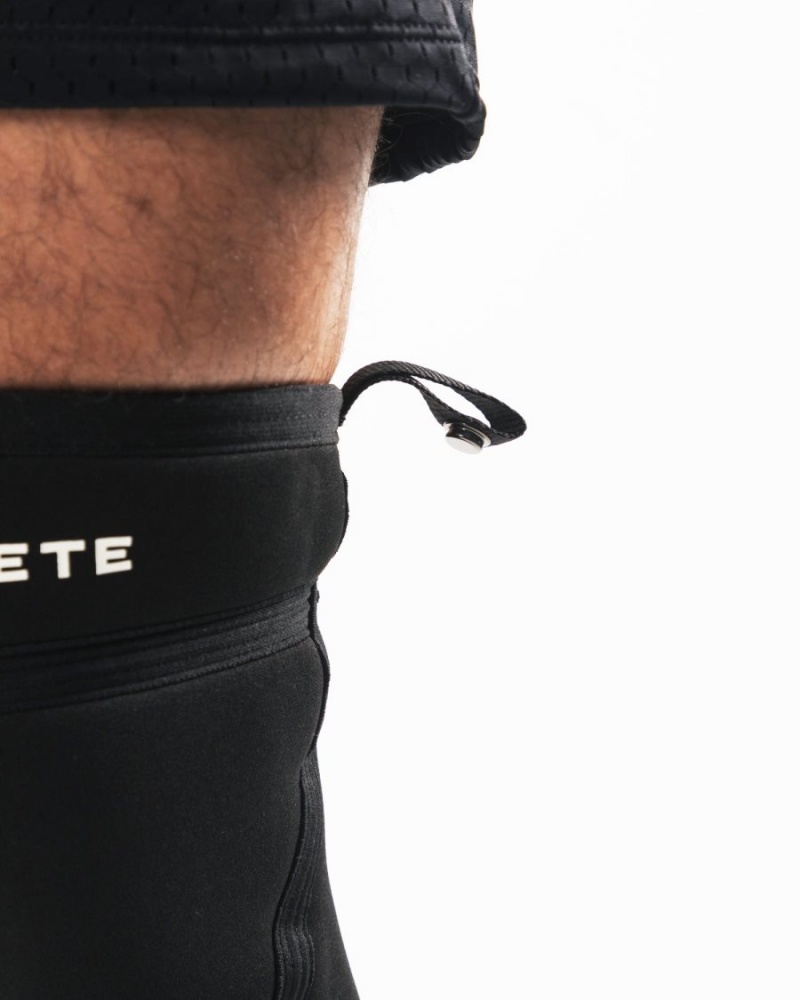 Men's Alphalete Knee Sleeves Accessories Black | 5870-CETRQ