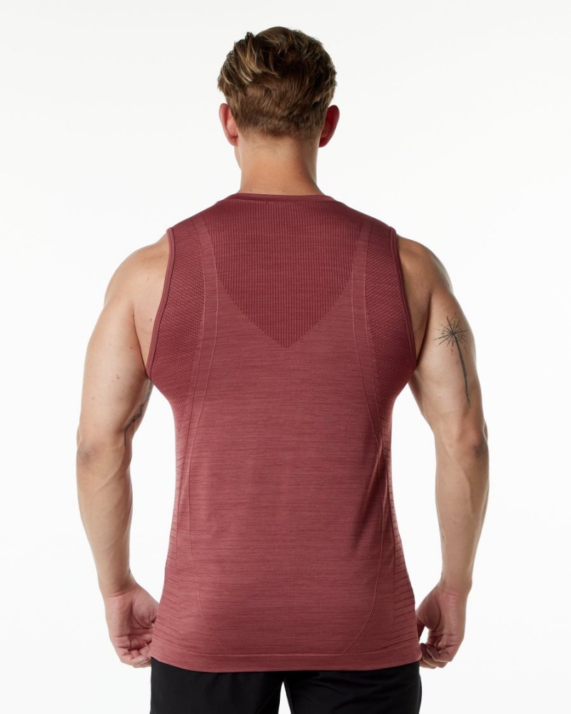 Men's Alphalete Ozone Tank Tanks Gingerbread | 3127-RIBOC