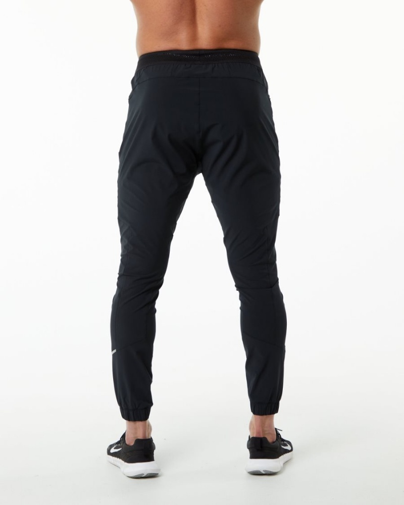 Men's Alphalete Studio Pant Jogger Black / Silver | 7159-AIBXL