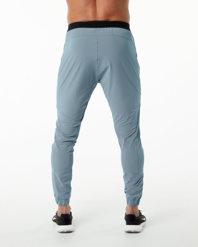 Men's Alphalete Studio Pant Jogger Fog Blue | 4906-PJUKN