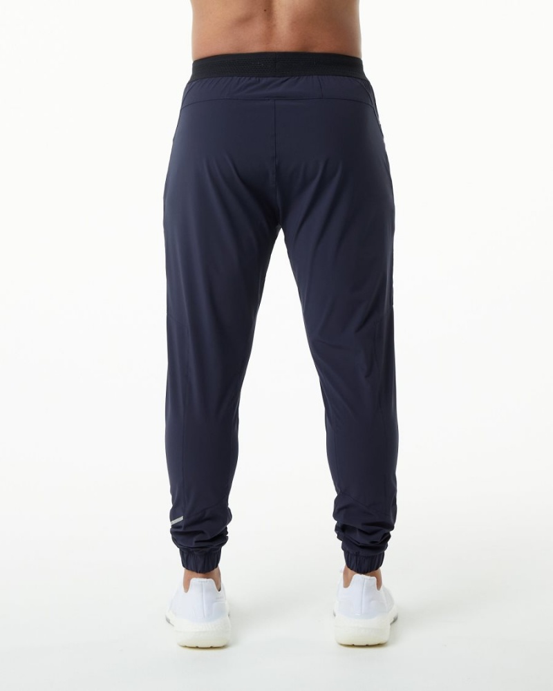 Men's Alphalete Studio Pant Jogger Midnight Blue | 4782-EUIVZ