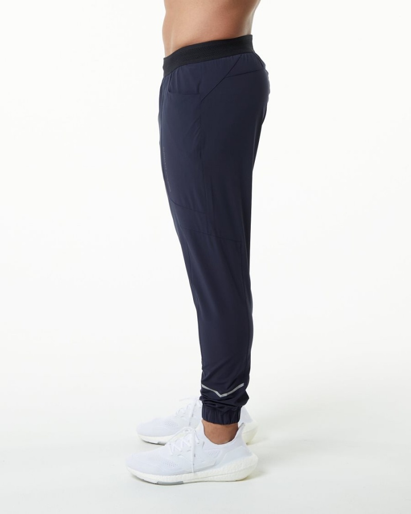 Men's Alphalete Studio Pant Jogger Midnight Blue | 4782-EUIVZ