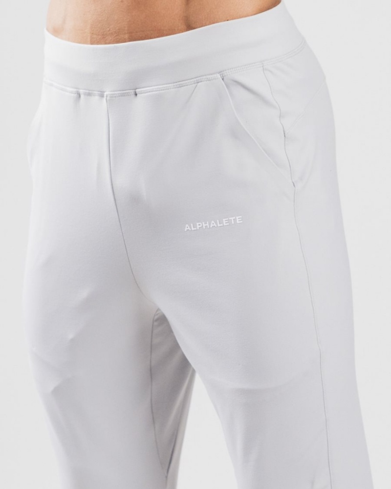 Men's Alphalete Trace Jogger Jogger Silver | 0428-GAVDN