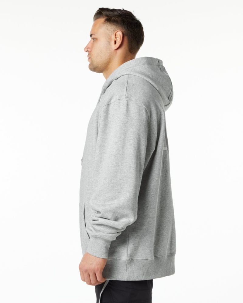 Men's Alphalete Unity Hoodie Hoodie Heather Grey | 8732-JKPLS