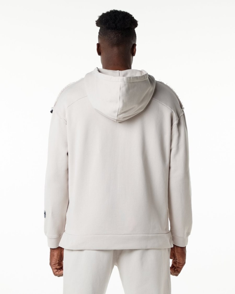 Men's Alphalete Very Terry Hoodie Hoodie Moonstone | 8729-PHSVB