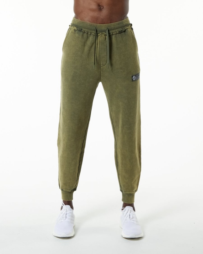 Men\'s Alphalete Very Terry Jogger Jogger Green Aventurine | 8926-ZOVBR