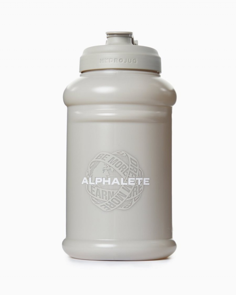 Women\'s Alphalete Alphalete Poly Hydrojug Accessories Sand | 5061-RZUNS