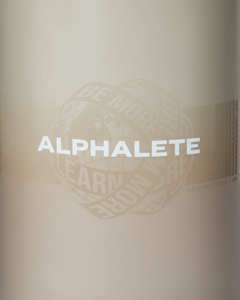 Women's Alphalete Alphalete SS Hydrojug Accessories Sand | 9241-XBLCN