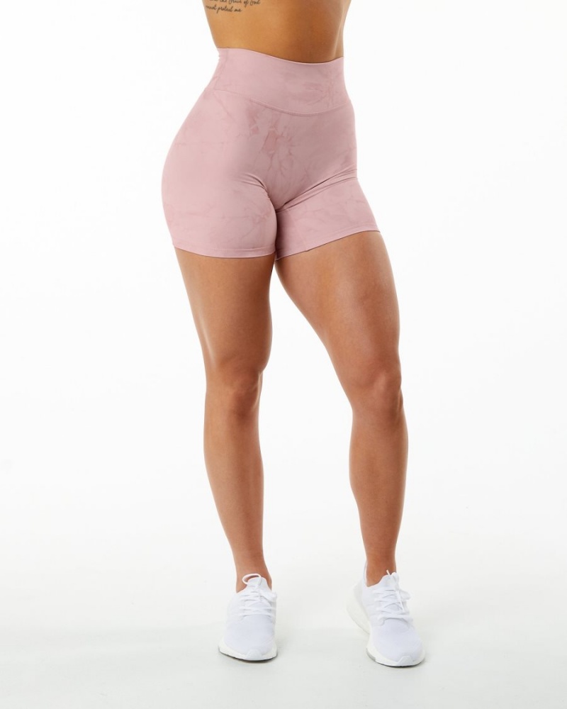 Women's Alphalete Alphalux Wonder Short 6" Shorts Blossom | 7694-MGHPE