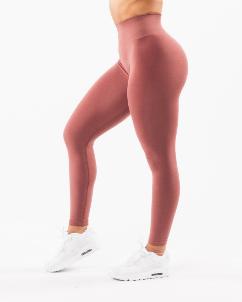 Women's Alphalete Amplify Legging Leggings Rose | 4231-RLSVP