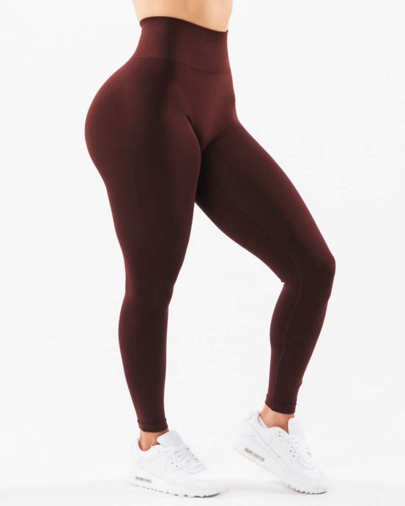 Women's Alphalete Amplify Legging Leggings Sangria | 4930-VUSKC