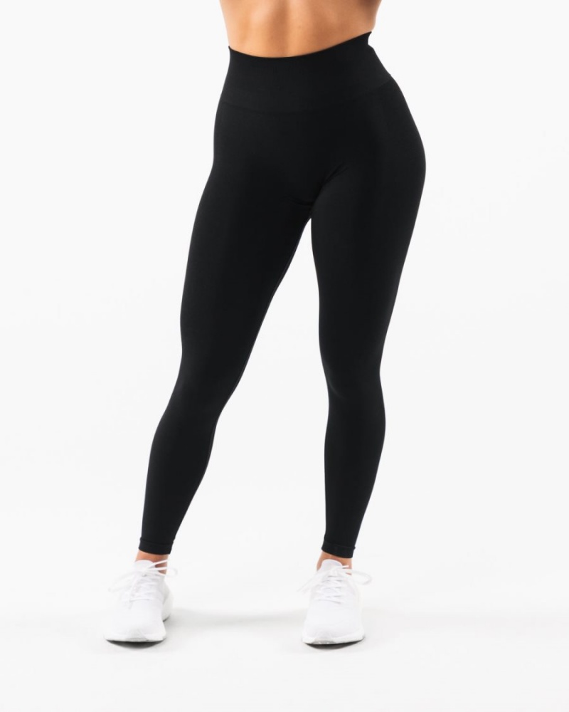 Women's Alphalete Amplify Legging Leggings Black | 9280-BPRSZ