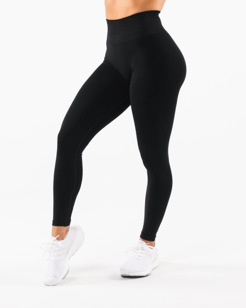 Women's Alphalete Amplify Legging Leggings Black | 9280-BPRSZ